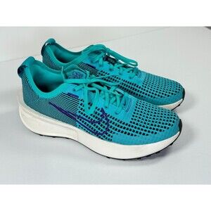 Nike Interact Run Womens Running Shoes 10.5 Teal Blue Lightweight Mesh Comfort